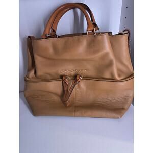 Dooney & Bourke City Dawson satchel bag in smooth leather. (Fair Condition)